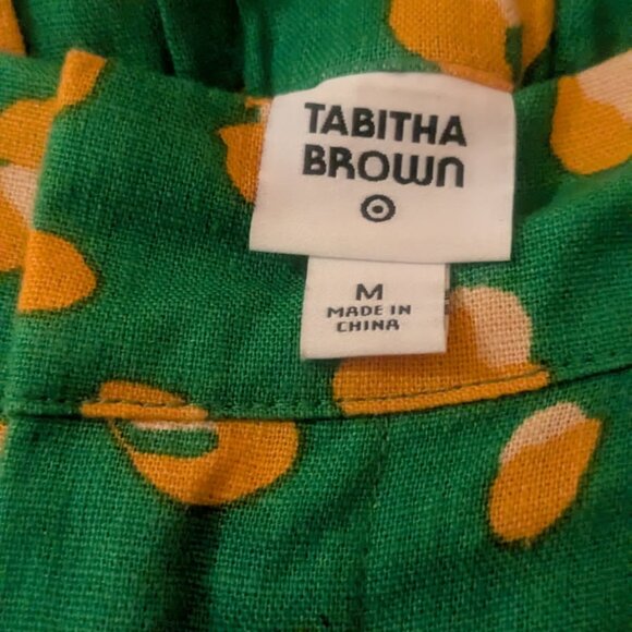 Green and Yellow Tabitha Brown Shorts - Picture 3 of 3